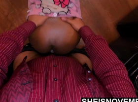4k stepdad thumb in my ass while pov fucking me from behind standing and sucking my titties with hard nipples ebony spinner msnovember banged in her backdrop hello kitty panties with her pretty ass cheeks exposed taboo family on sheisnovember