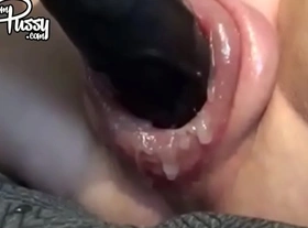 Crazy solo vid of a perverse wholesale up big overgrown pussy