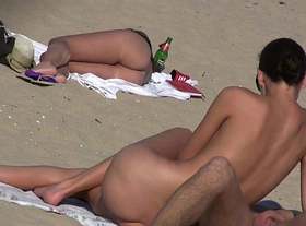 Amateur horny couples naked at naturist beach voyeur video hd